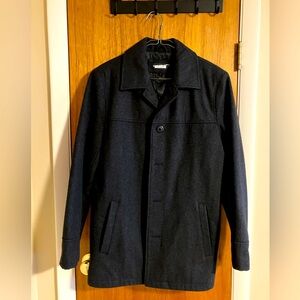 Black Rivet, men’s wool blend coat